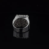 Glimmer CZ Rhodium Ring